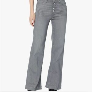 PAIGE Leenah distressed high waist wide leg jeans